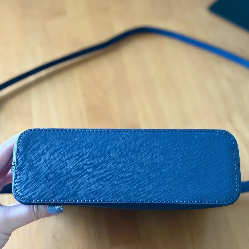 Kate Spade Blue Peacock Appliqué Crossbody Bag - Picture 4 of 5